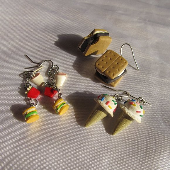 🌈Deal! Food Earring Pack🌈 - Picture 1 of 5